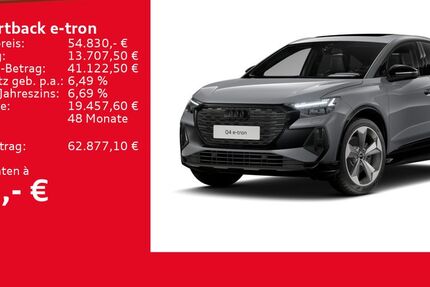 Audi Q4 e-tron 4.579 km 54.830 &euro; Ulm 89073