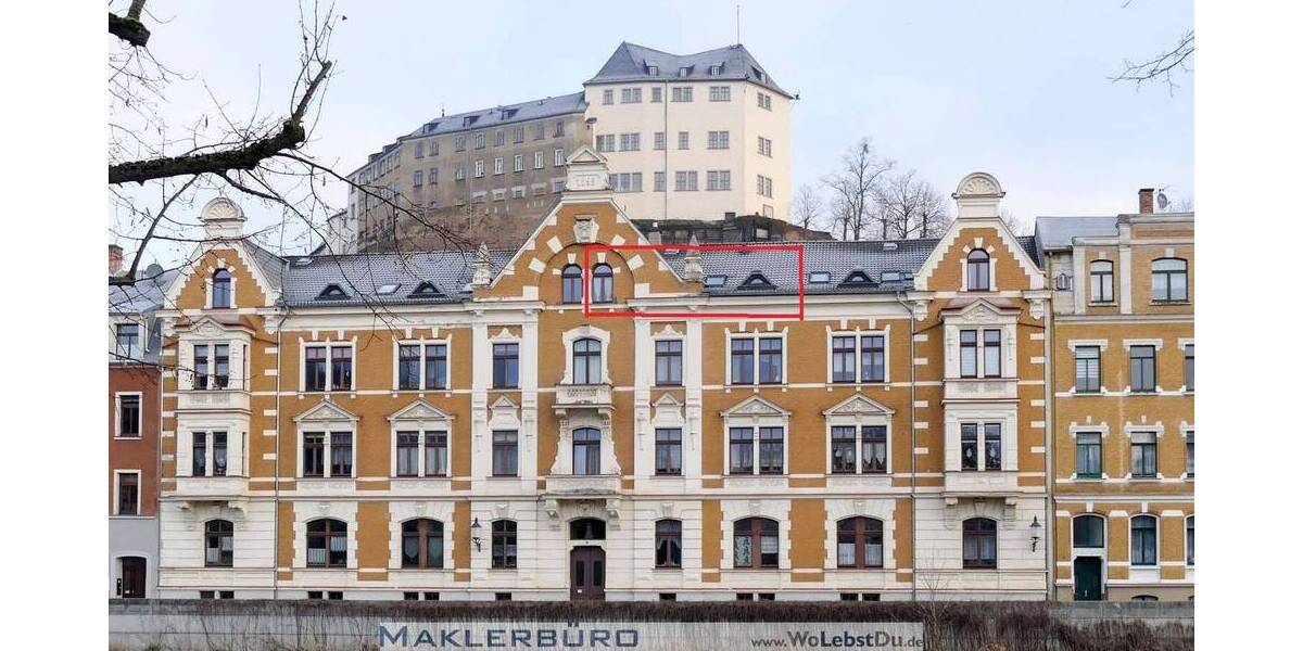 Etagenwohnung Greiz - 2 Zimmer, 37 m&sup2;, 33.000&euro; | Angebot:19293224