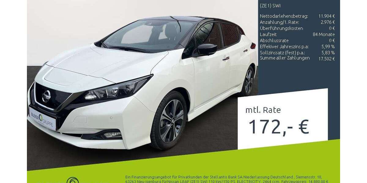 Nissan Leaf 40.110 km 14.880 &euro; Münster 48163