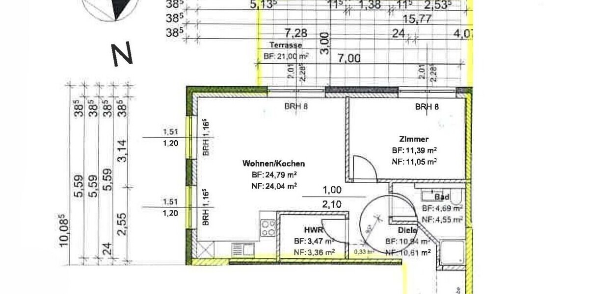 Neubau Fertigstellung Juni 2026 moderne Technik, Aufzug Rollläden + Stellplatz - Mehrfamilienhaus, Wohnhaus Weyhe | Angebot:24214456