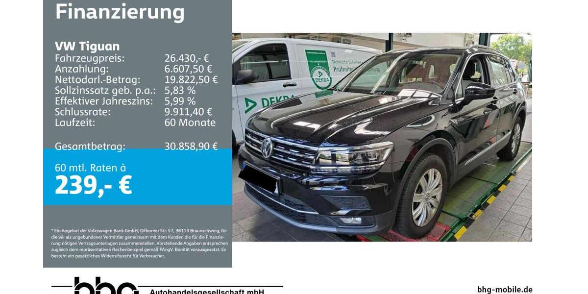VW Tiguan 81.000 km 26.430 &euro; Reutlingen 72770