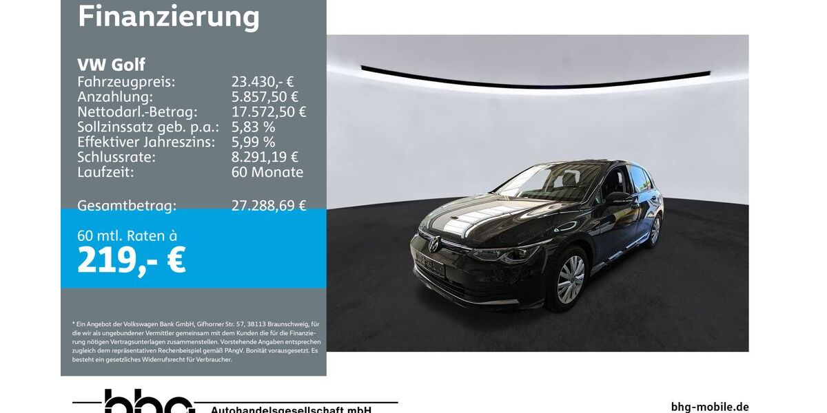 VW Golf 24.547 km 23.430 &euro; Tübingen 72072