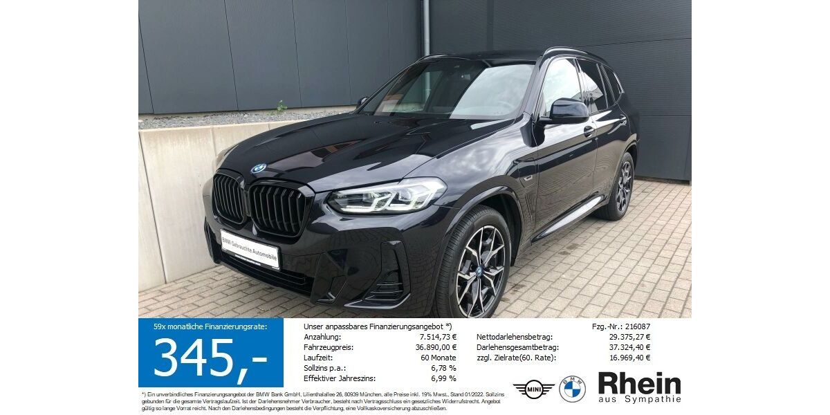 BMW X3 83.200 km 36.890 &euro; Buchen- Hettingen 74722