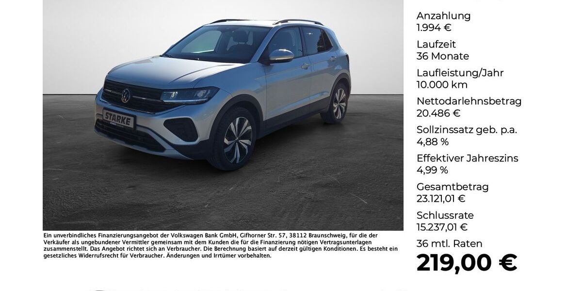 VW T-Cross 17.626 km 22.480 &euro; Wallenhorst 49134