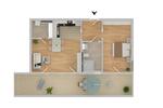 Etagenwohnung Münchsmünster - 2 Zimmer, 81 m&sup2;, 860&euro; | Angebot:25789151