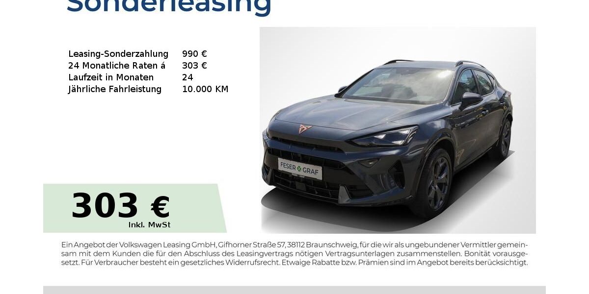 Cupra Formentor 23.150 km 32.880 &euro; Baiersdorf 91083