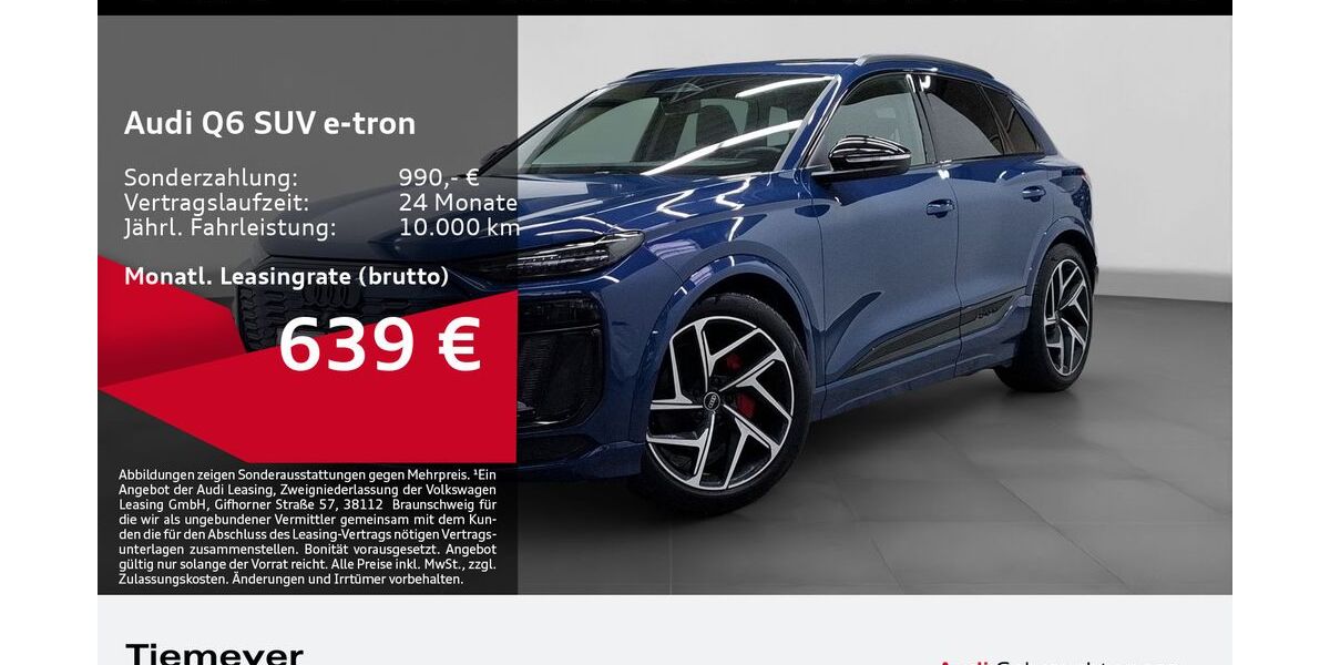 Audi Q6 e-tron 16.554 km 68.880 &euro; Bochum 44809