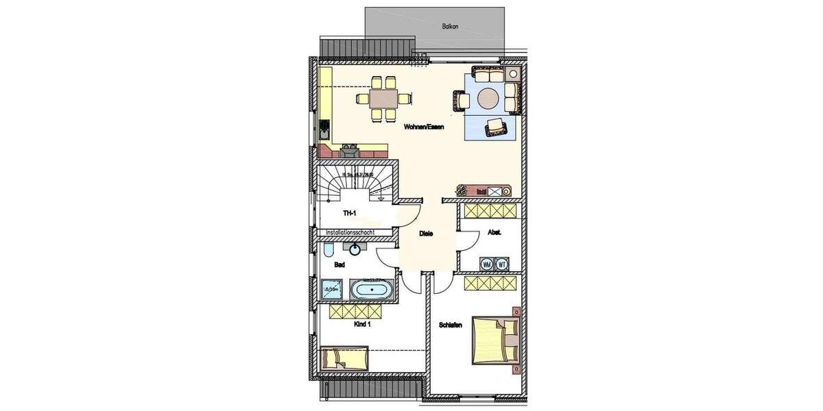Etagenwohnung Everswinkel - 3 Zimmer, 101 m&sup2;, 354.000&euro; | Angebot:25661947