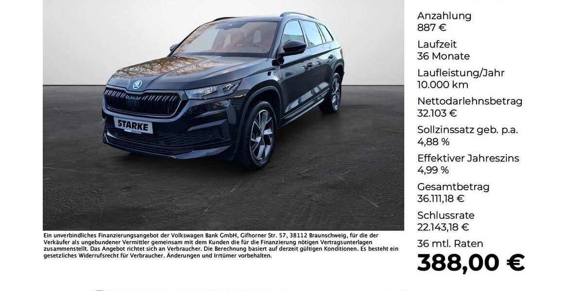 Skoda Kodiaq 118.002 km 32.990 &euro; Osnabrück 49084