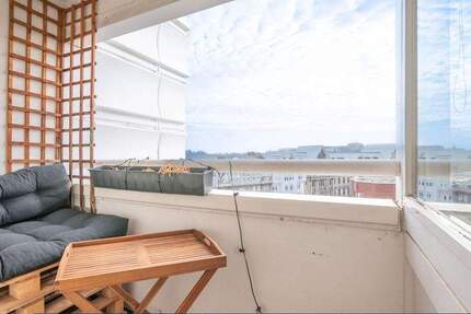 ?? Wohnen mit einmaligen Ausblick über Berlins Skyline - helles 1 Zi Studio mit Balkon und Aufzug 1 zimmer