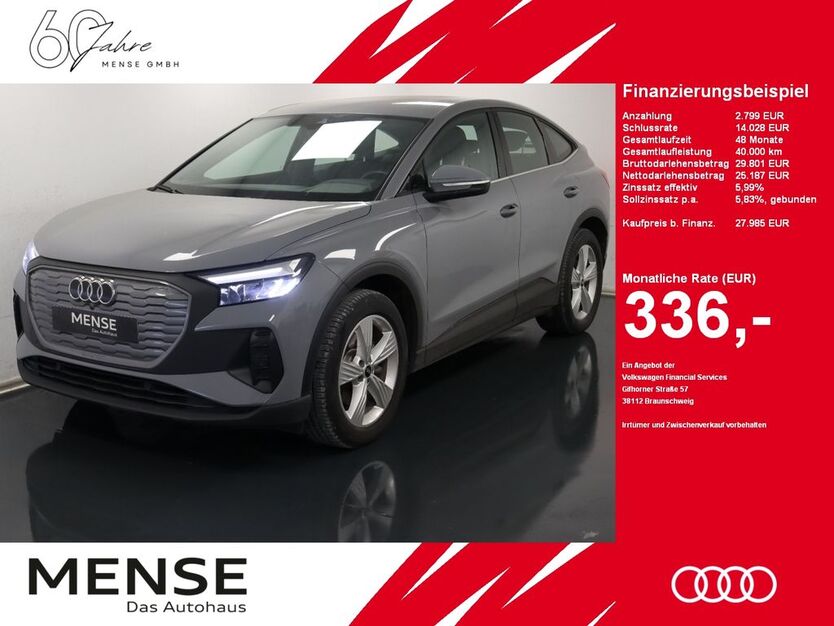 Audi Q4 e-tron 23.940 km 27.985 € Gütersloh 33334