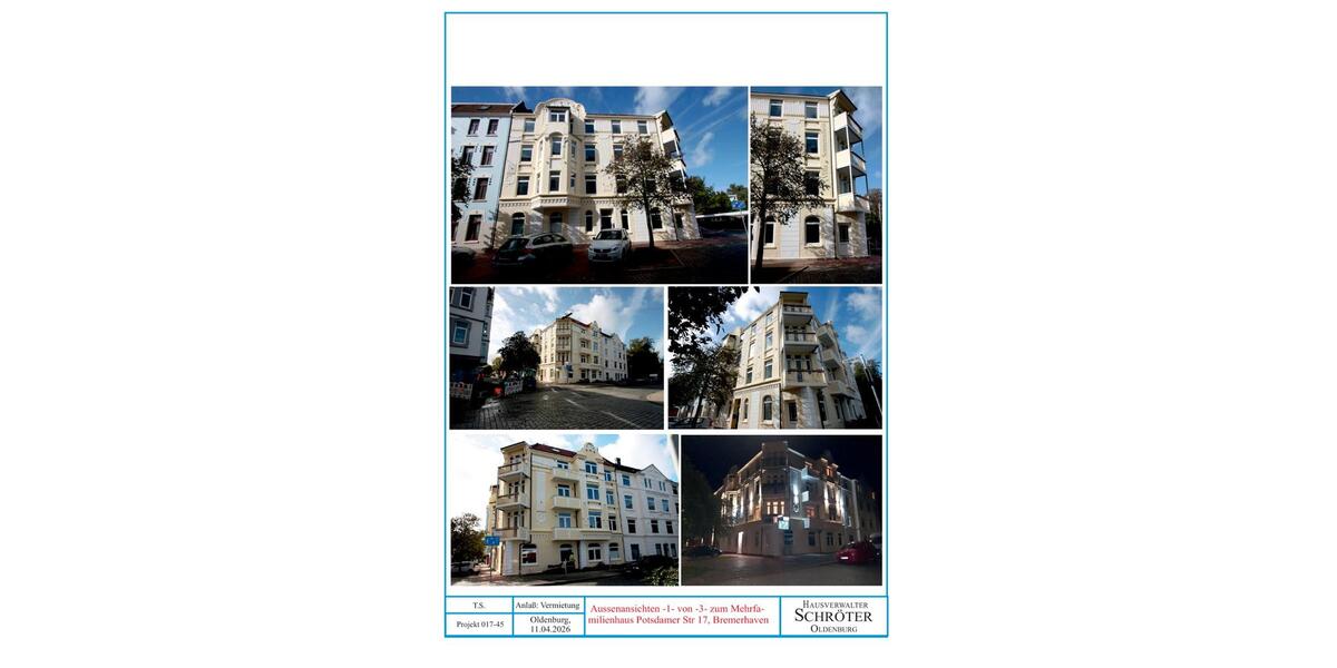Etagenwohnung Bremerhaven - 5 Zimmer, 106 m&sup2;, 970&euro; | Angebot:26148722