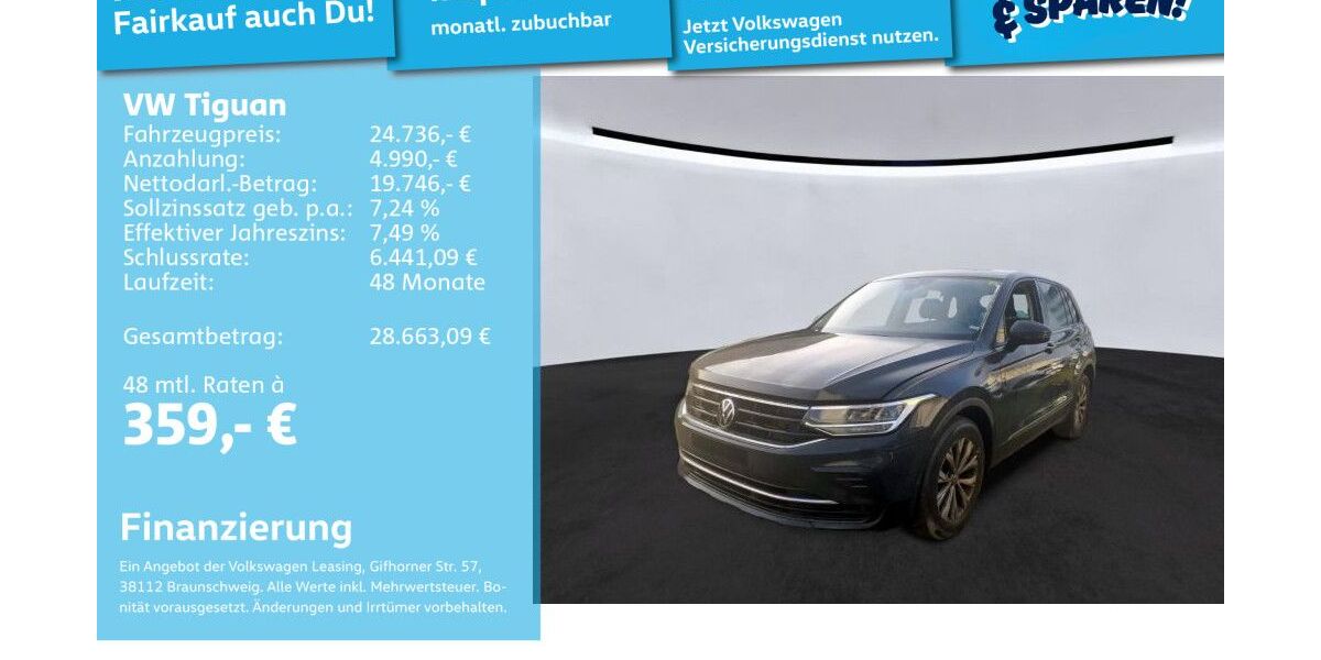 VW Tiguan 91.224 km 24.489 &euro; Mannheim 68309