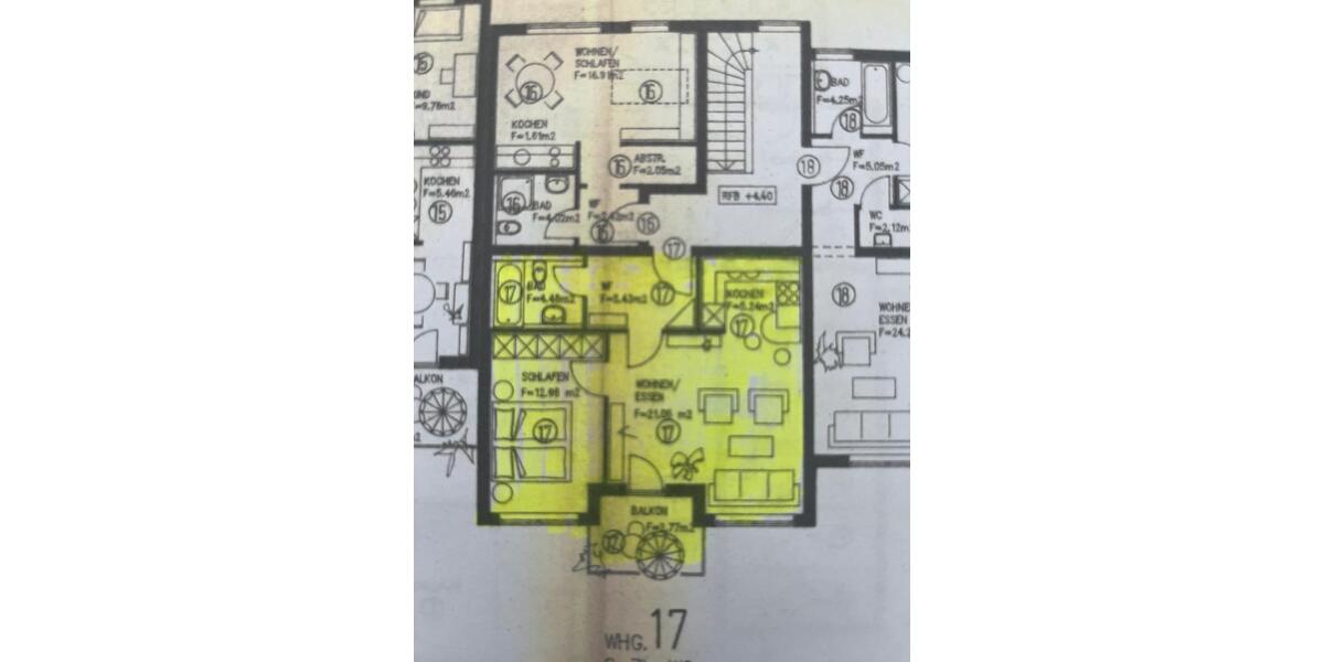 Etagenwohnung Metzingen - 2 Zimmer, 52 m&sup2;, 259.000&euro; | Angebot:26837401