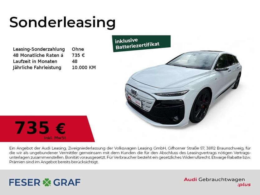 Audi A6 e-tron 10.076 km 84.990 € Dessau-Roßlau 06844