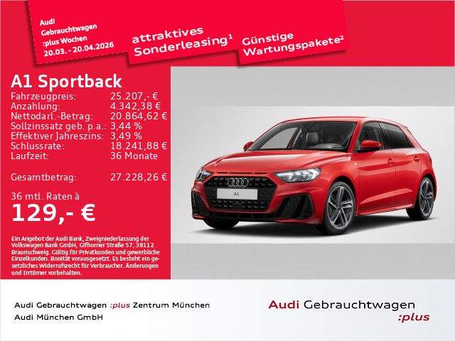 Audi A1 1.795 km 24.328 &euro; Eching 85386