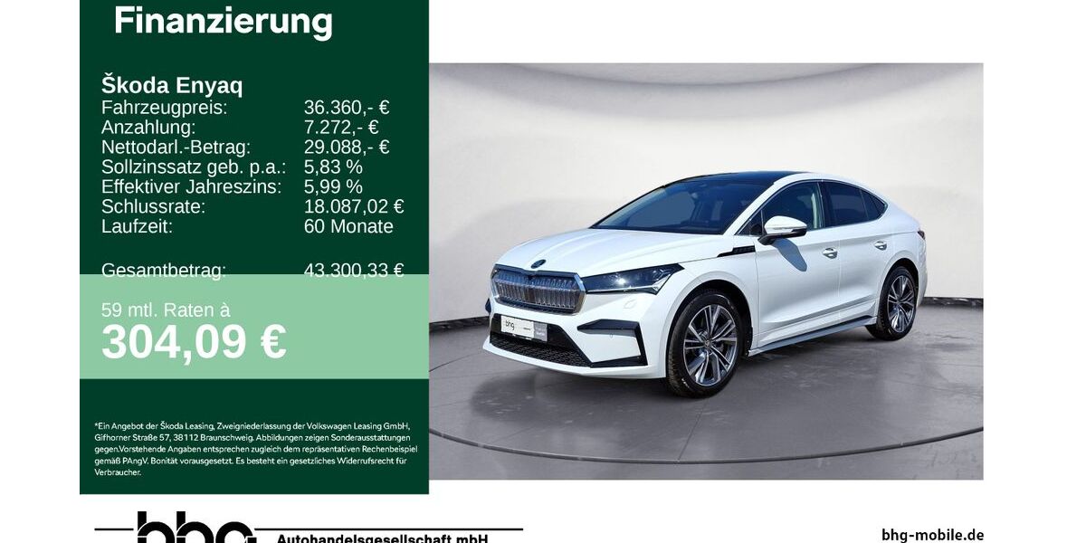 Skoda Enyaq 31.051 km 36.360 &euro; Kehl 77694