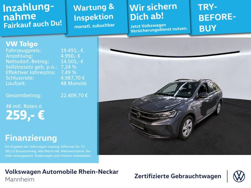 VW Taigo 63.944 km 19.491 € Mannheim 68309