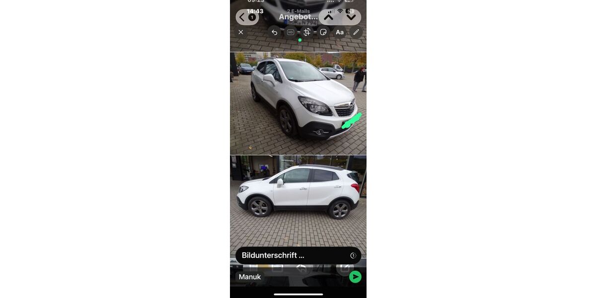 Opel Mokka 96.000 km 7.950 &euro; Gotha 99867