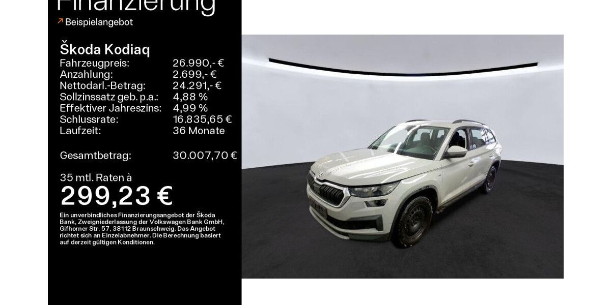 Skoda Kodiaq 48.900 km 26.990 &euro; Bad Kissingen 97688