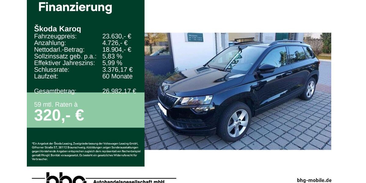 Skoda Karoq 70.200 km 23.630 &euro; Freudenstadt 72250