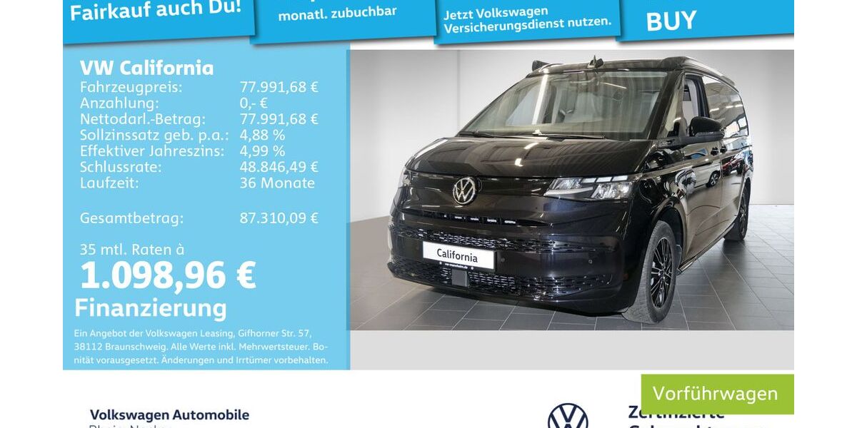 VW T7 California 14.900 km 74.992 &euro; Mannheim 68309