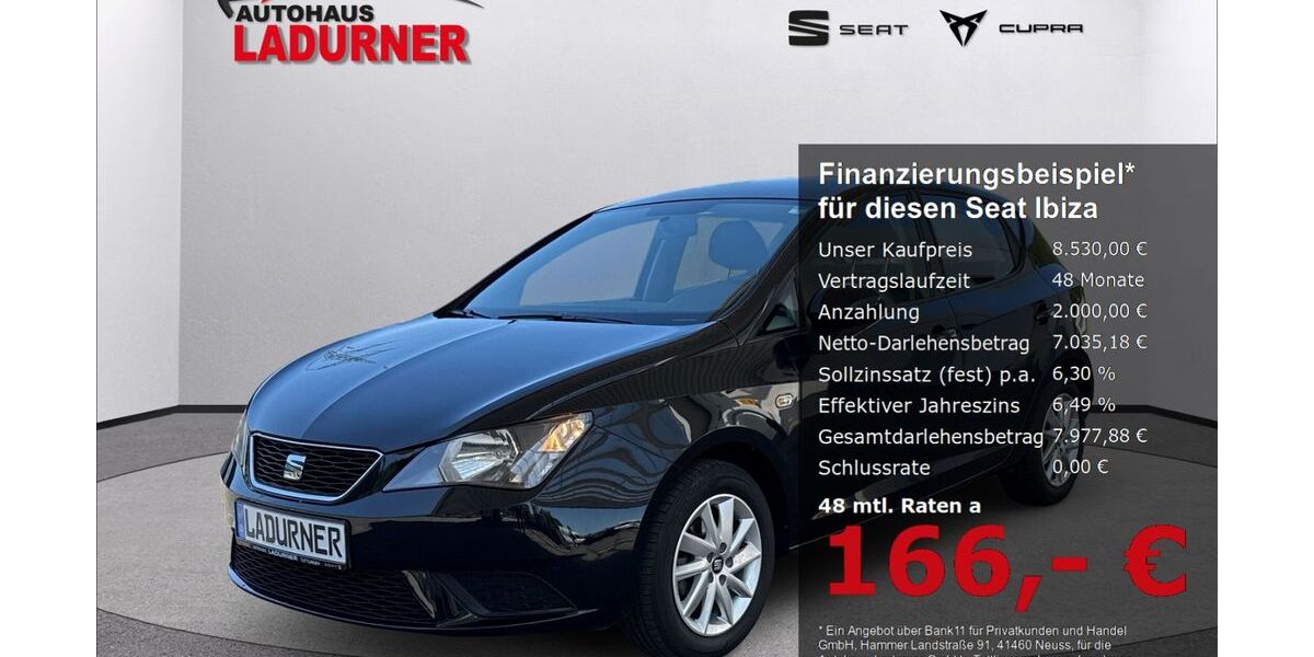 Seat Ibiza 45.500 km 8.530 &euro; Tuttlingen 78532