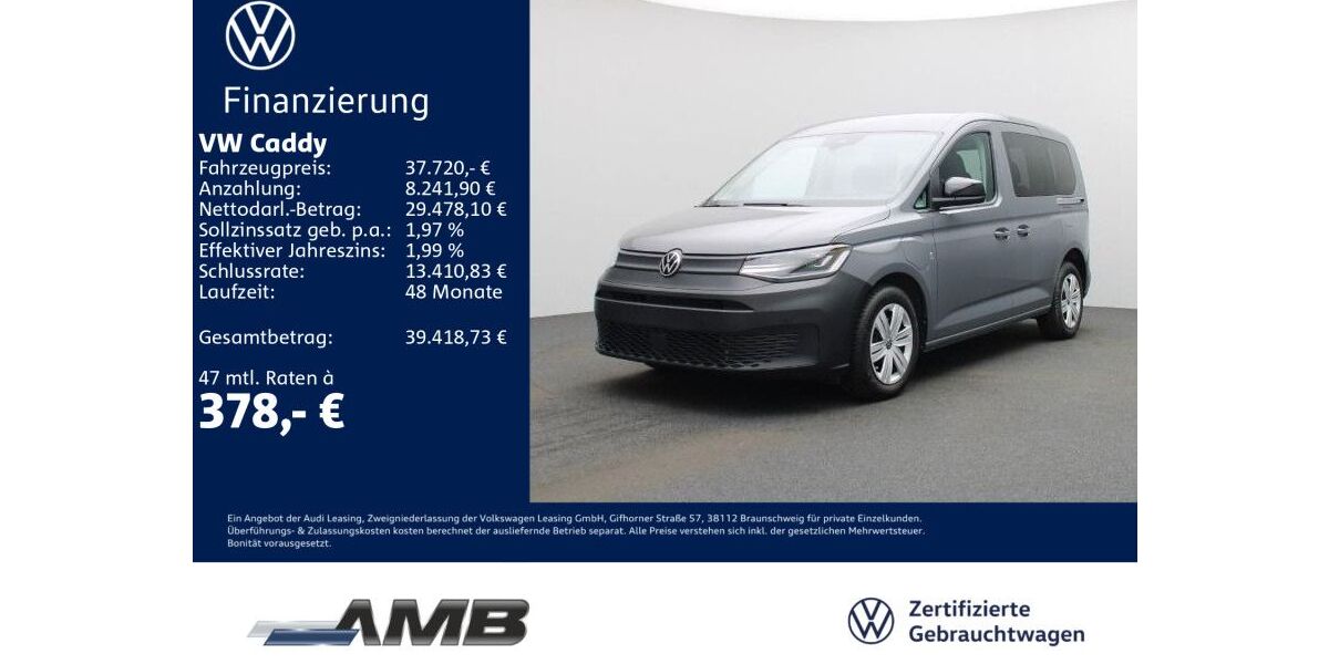 VW Caddy 14.830 km 36.980 &euro; Borna 04552