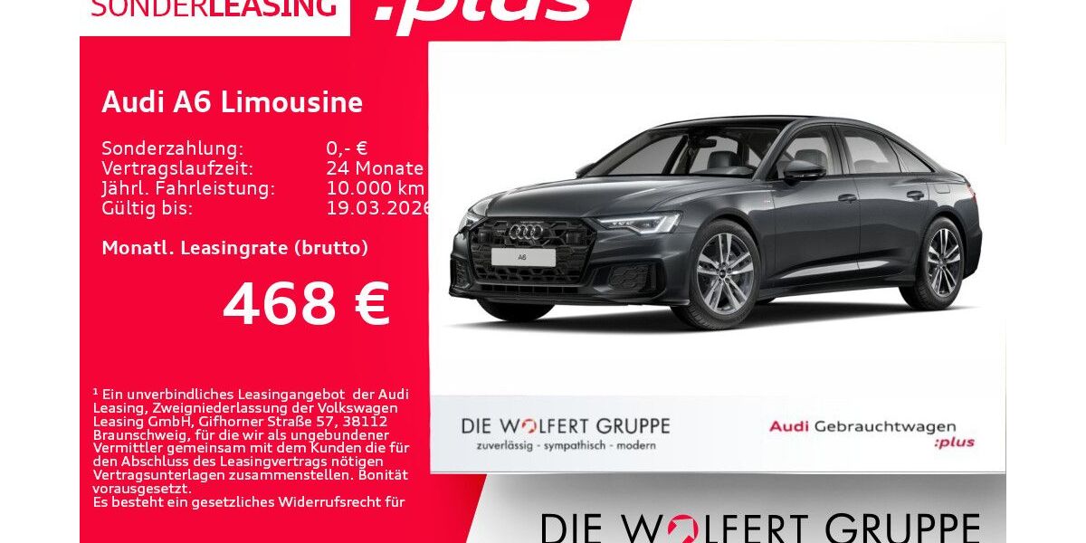 Audi A6 7.685 km 53.720 &euro; Großwallstadt 63868