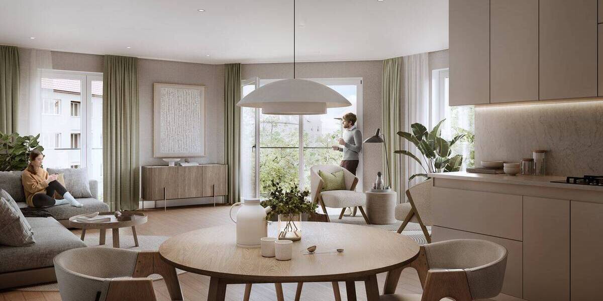 Etagenwohnung Leipzig Südvorstadt - 4 Zimmer, 94 m&sup2;, 472.900&euro; | Angebot:25997767