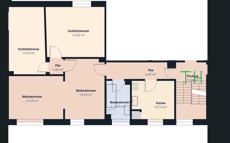 Etagenwohnung Bad Ems - 3 Zimmer, 85 m&sup2;, 760&euro; | Angebot:24659077