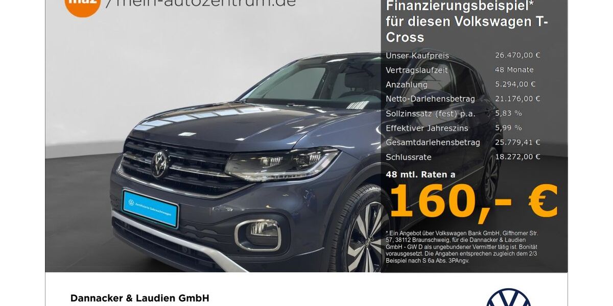 VW T-Cross 19.916 km 24.990 &euro; Lüneburg 21337