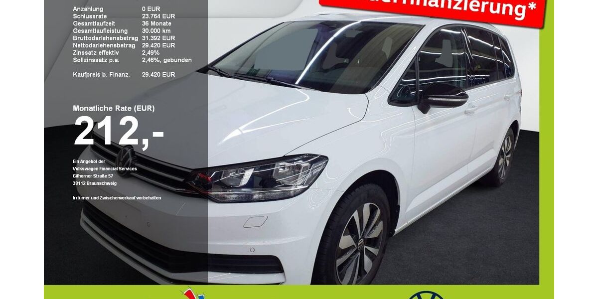 VW Touran 20.000 km 29.420 &euro; Mainburg 84048