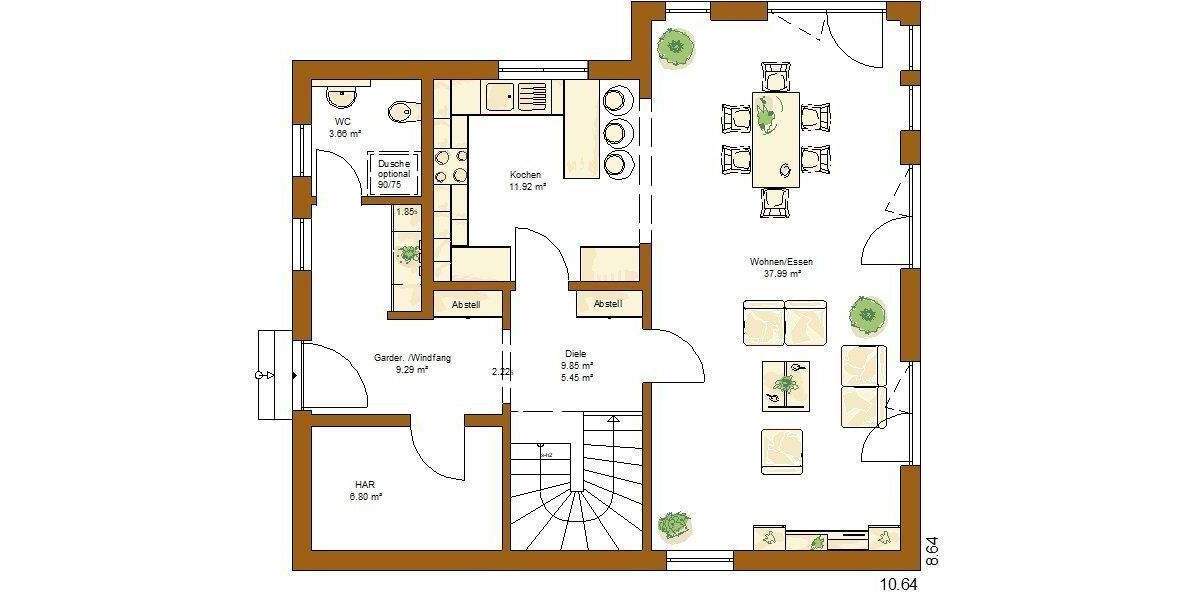 Einfamilienhaus Ochsenfurt Zeubelried - 4 Zimmer, 146 m&sup2;, 455.576&euro; | Angebot:25775544