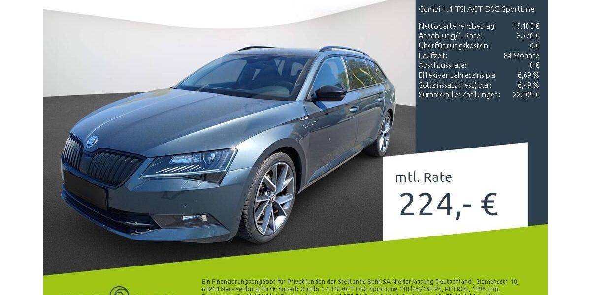 Skoda Superb 113.376 km 18.360 &euro; Bocholt 46395