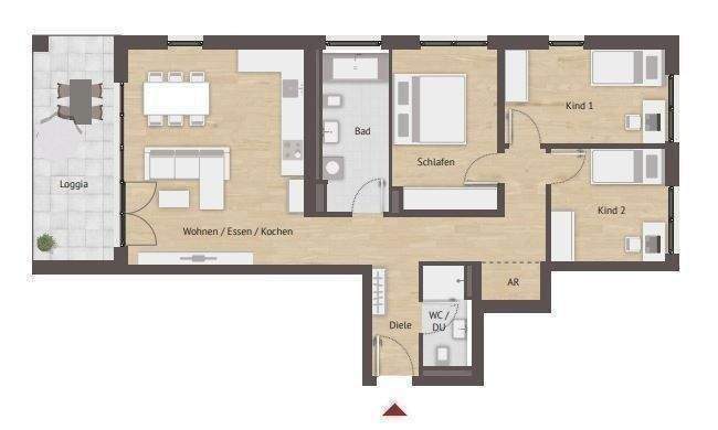MUSTERWOHNUNG geöffnet am 26.10. 4 zimmer