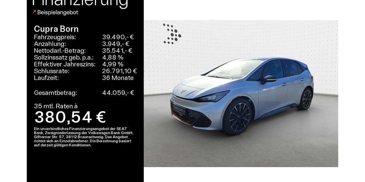Cupra Born 11.650 km 39.491 &euro; Ebern 96106