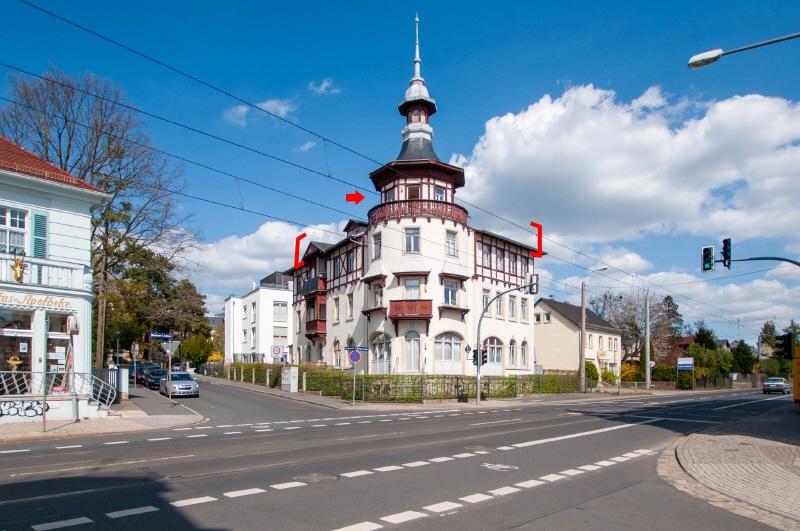 Dachgeschoßwohnung Dresden Loschwitz - 3 Zimmer, 101 m&sup2;, 1.165&euro; | Angebot:26288747