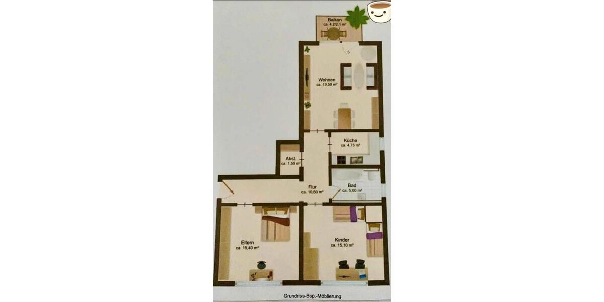 Etagenwohnung Haar - 3.5 Zimmer, 73 m&sup2;, 785.000&euro; | Angebot:26648094