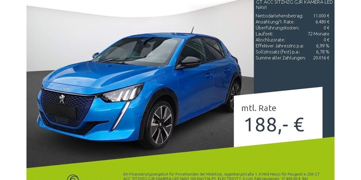 Peugeot 208 46.505 km 17.480 &euro; Stuhr 28816