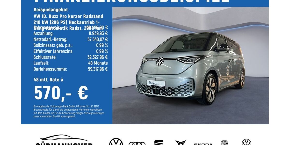 VW ID. Buzz 4.500 km 64.880 &euro; Göttingen 37081