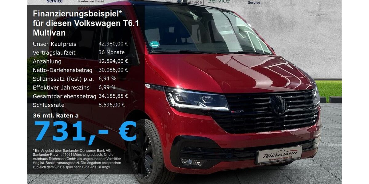 VW T6 Multivan 117.900 km 42.980 &euro; Todtnau 79674