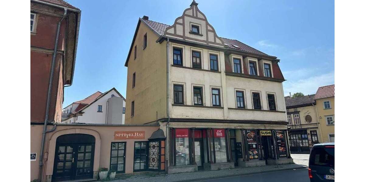 Hohe Mietrendite - Wohn- und Geschäftshaus im Zentrum von Arnstadt zu verkaufen - Mehrfamilienhaus, Wohnhaus Arnstadt | Angebot:20063017