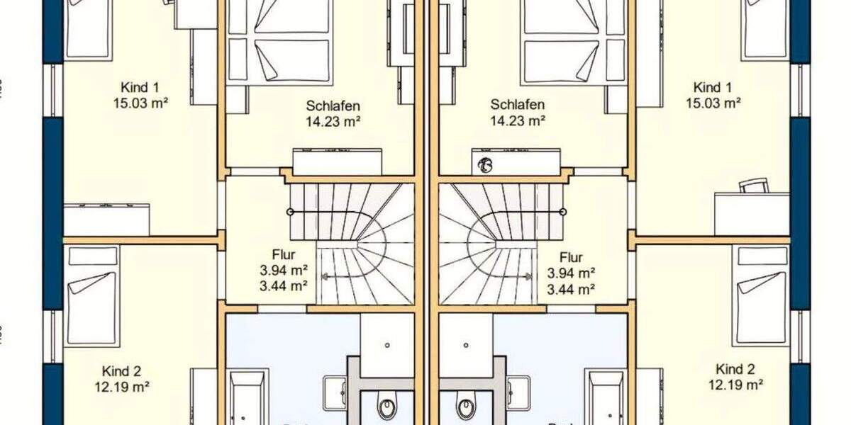 Ruhe mit Blick über Felder: Exklusives wohngesundes Plusenergie-Doppelhaus, S-Bahn fußläufig 6 zimmer
