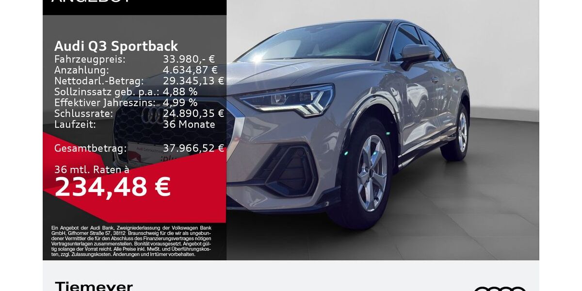 Audi Q3 29.999 km 32.860 &euro; Oberhausen 46047