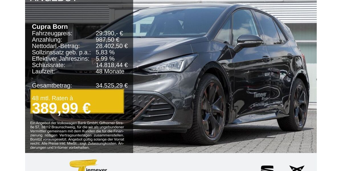 Cupra Born 23.226 km 26.690 € Duisburg 47059