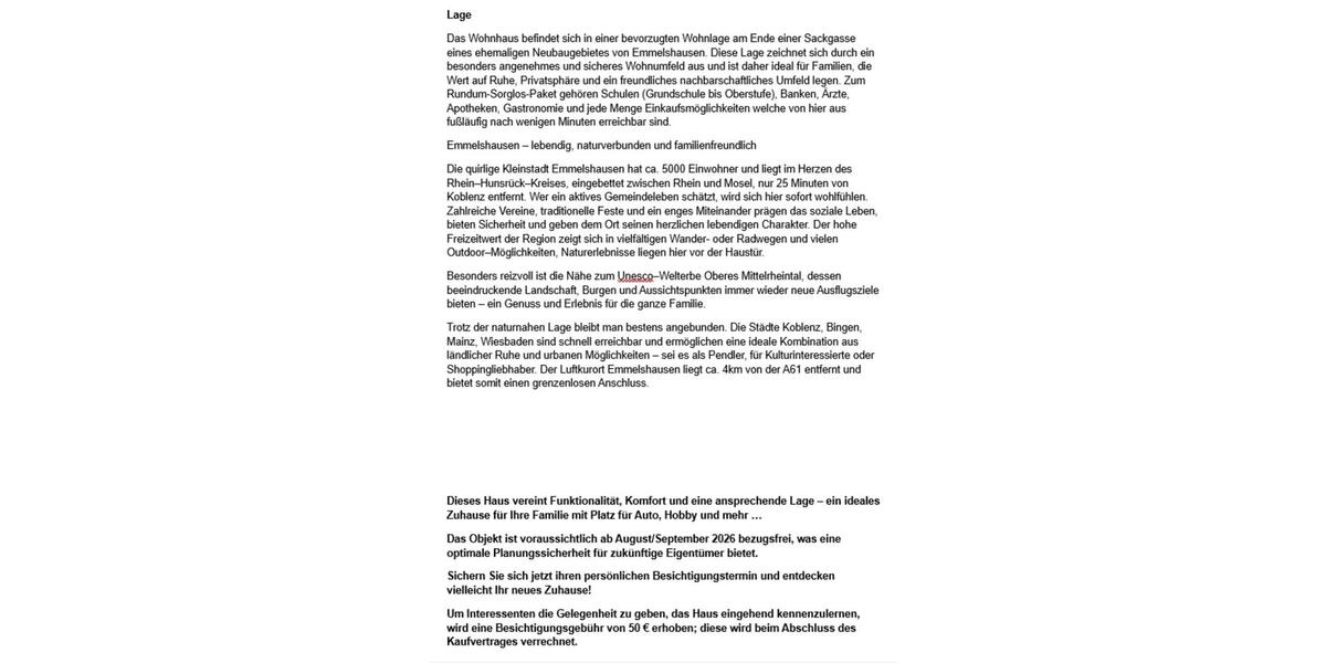 Einfamilienhaus Emmelshausen - 5 Zimmer, 128 m&sup2;, 499.900&euro; | Angebot:24361450