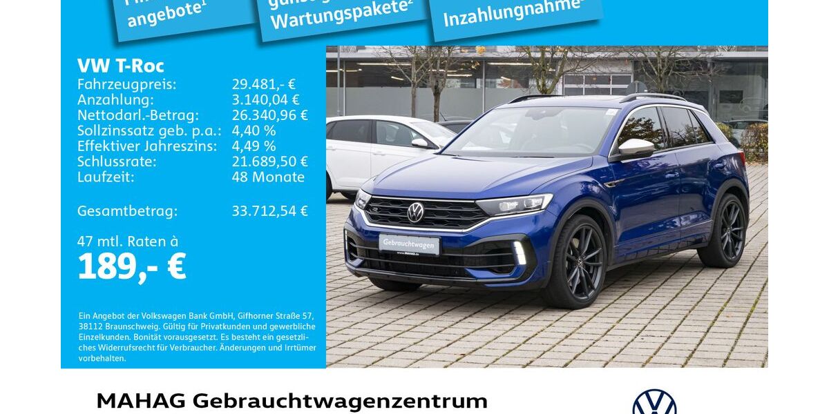 VW T-Roc 80.496 km 26.210 &euro; München 80935
