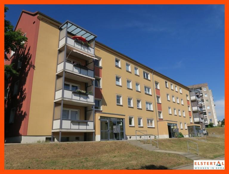 2-Raum-Wohnung mit Aufzug, Dusche, Balkon 2 zimmer