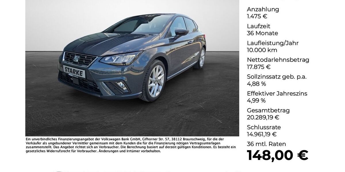 Seat Ibiza 6.453 km 19.350 &euro; Wallenhorst 49134